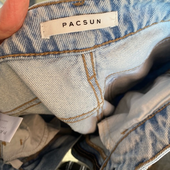 Pacsun mom jean light wash 25 - Picture 5 of 7